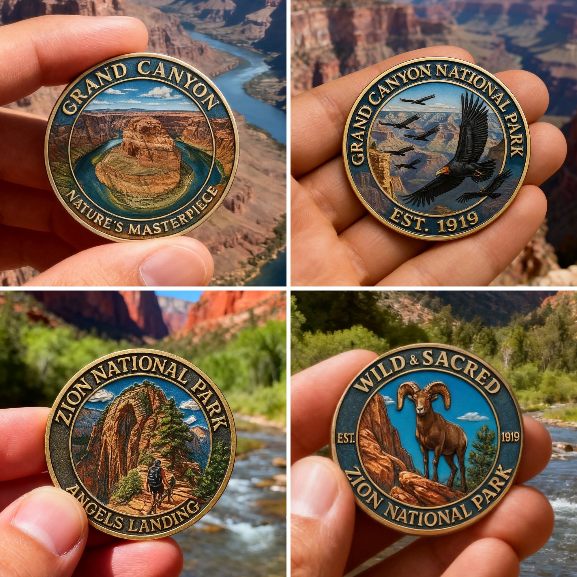 🎁✨ National Park Coins – Perfect Gift for Holidays & Special Occasions!