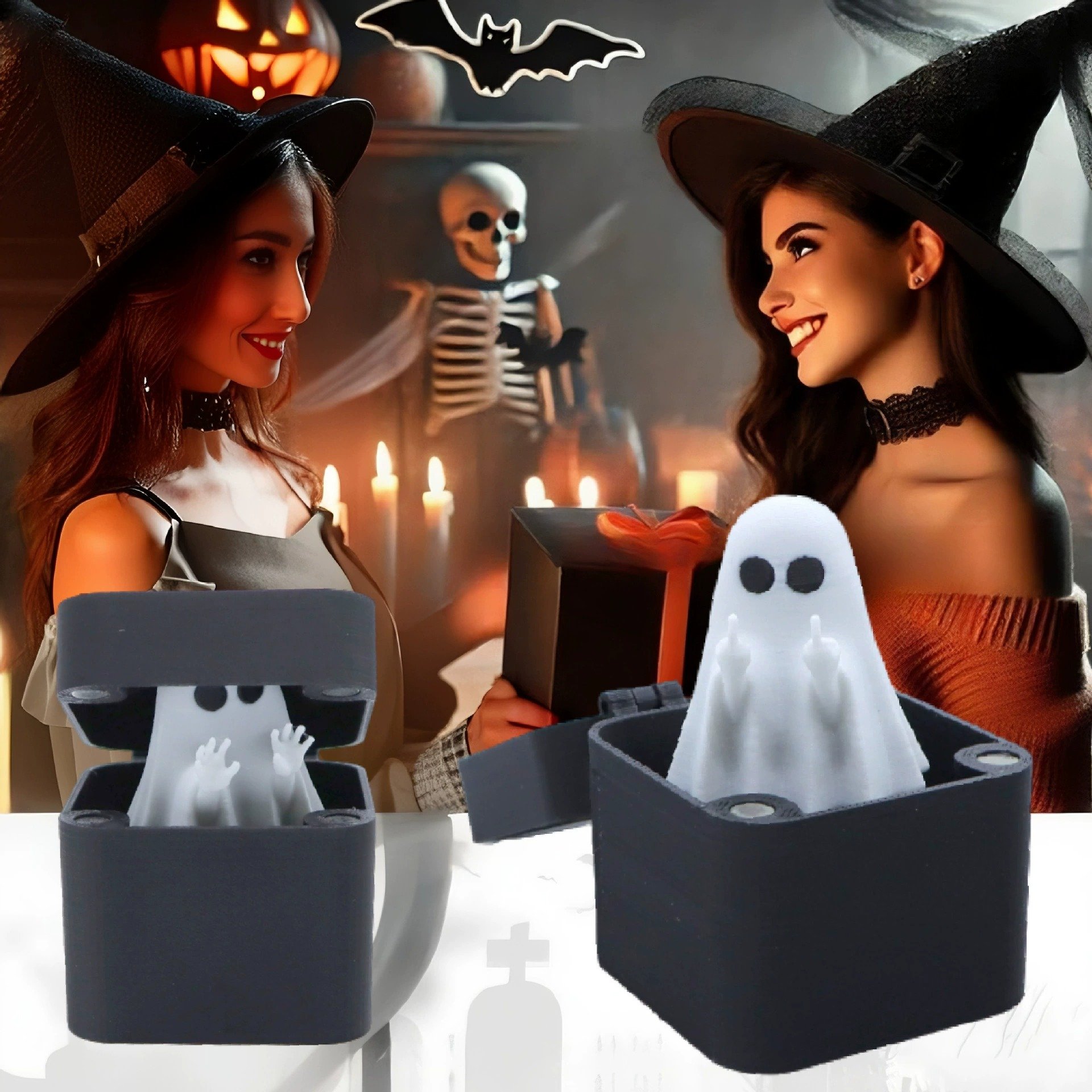 🎁👻 Spooky Surprise Gift Box – Halloween Mystery Treats & Fun Holiday Present for Halloween Lovers – Perfect for Special Occasions!