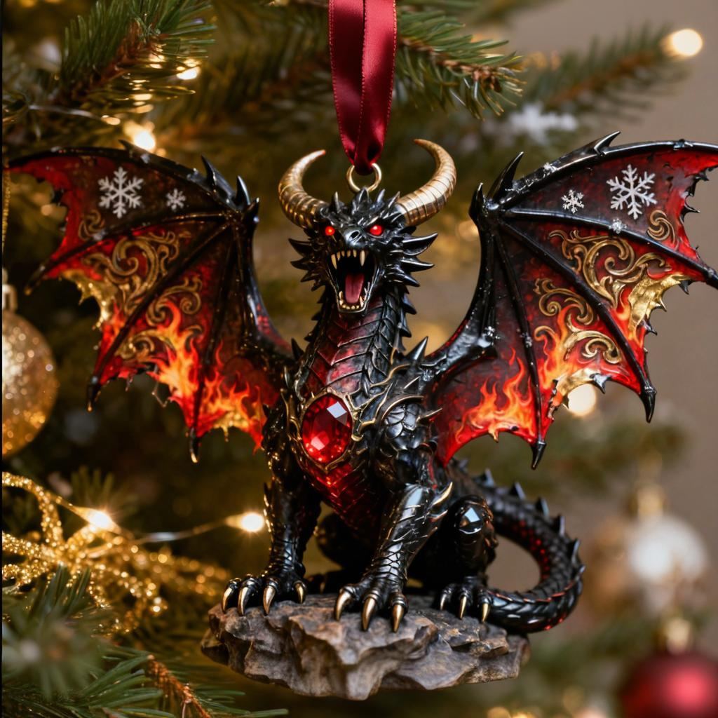 ✨Dragon Christmas Ornament - Perfect Holiday & Special Occasion Gift 🎁🐉