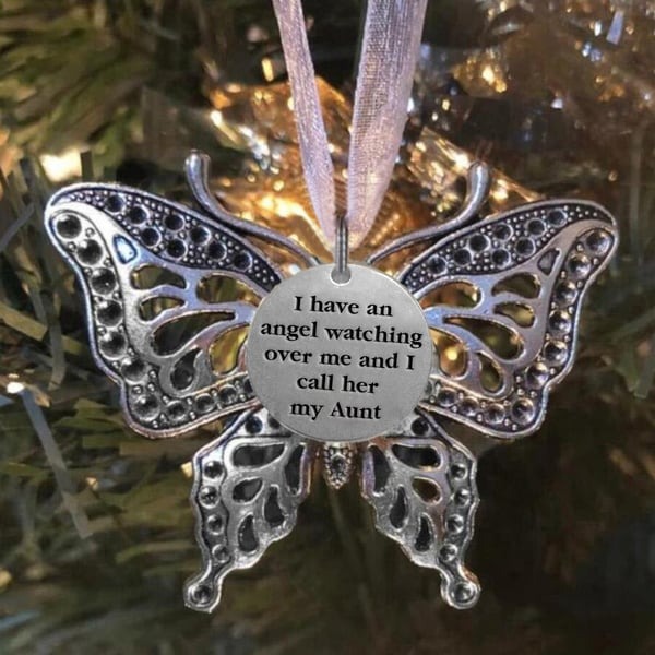 🎁 Butterfly Memorial Pendant - Heartfelt Gift for Holidays & Special Occasions ❤️