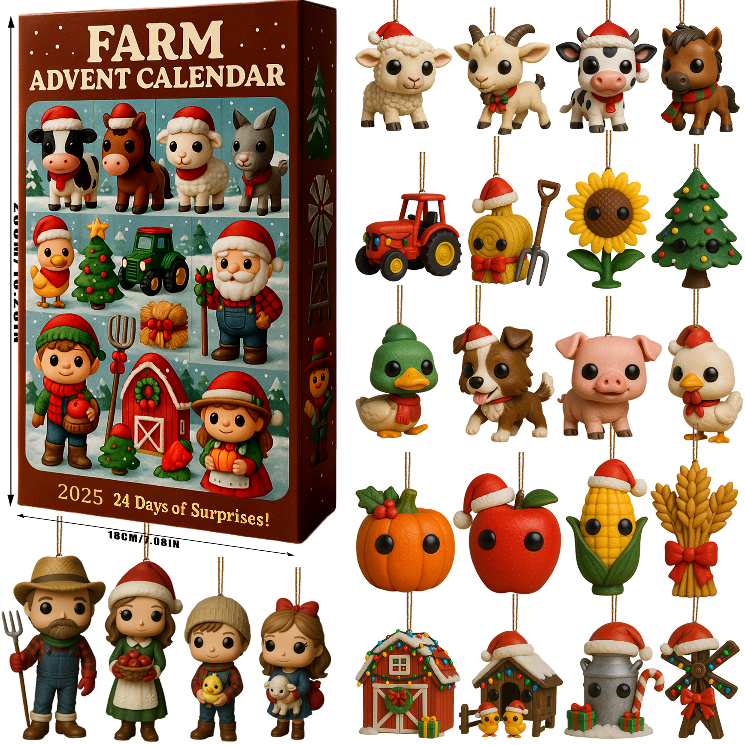 π 2025 Farm Advent Calendar - Perfect Holiday Gift π