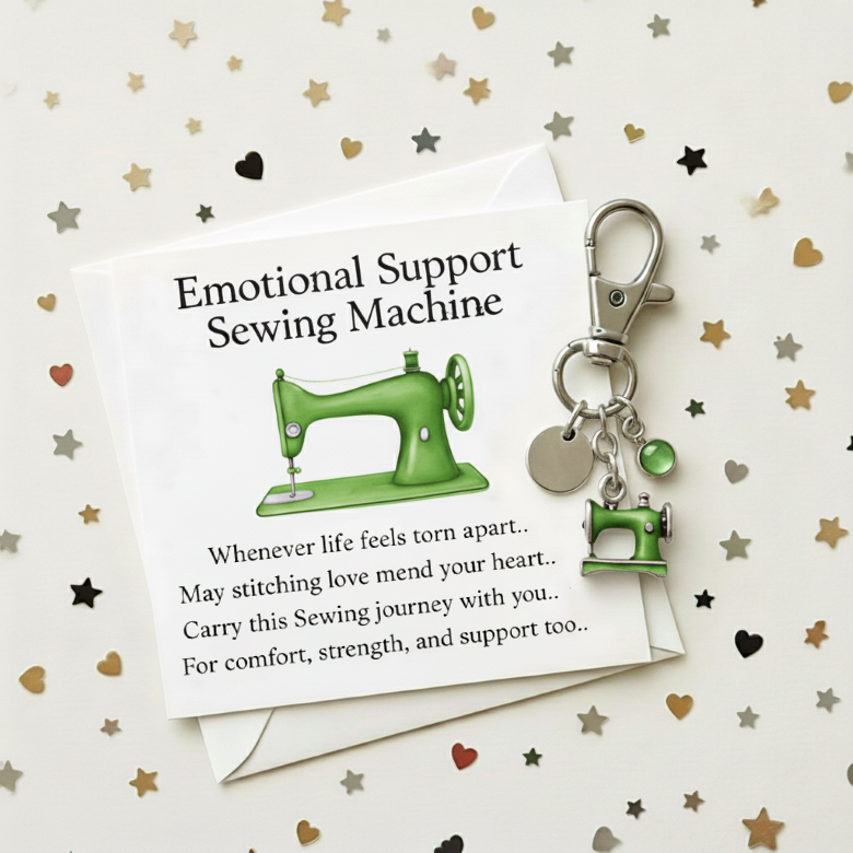 ๐โจ Thoughtful Sewing Machine Keychain โ Perfect Holiday & Special Occasion Gift ๐๐