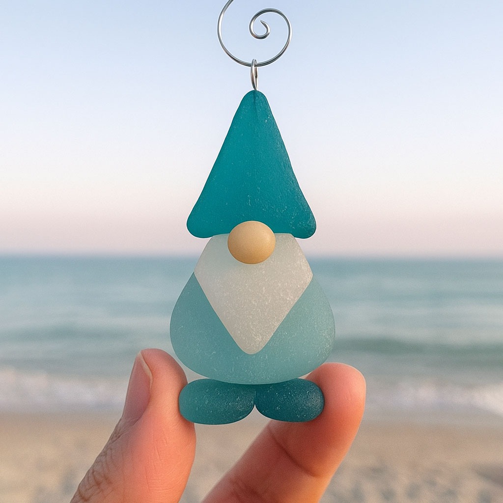 ✨Sea Glass Christmas Ornaments - Perfect Holiday Gift & Special Occasion Keepsake🎁