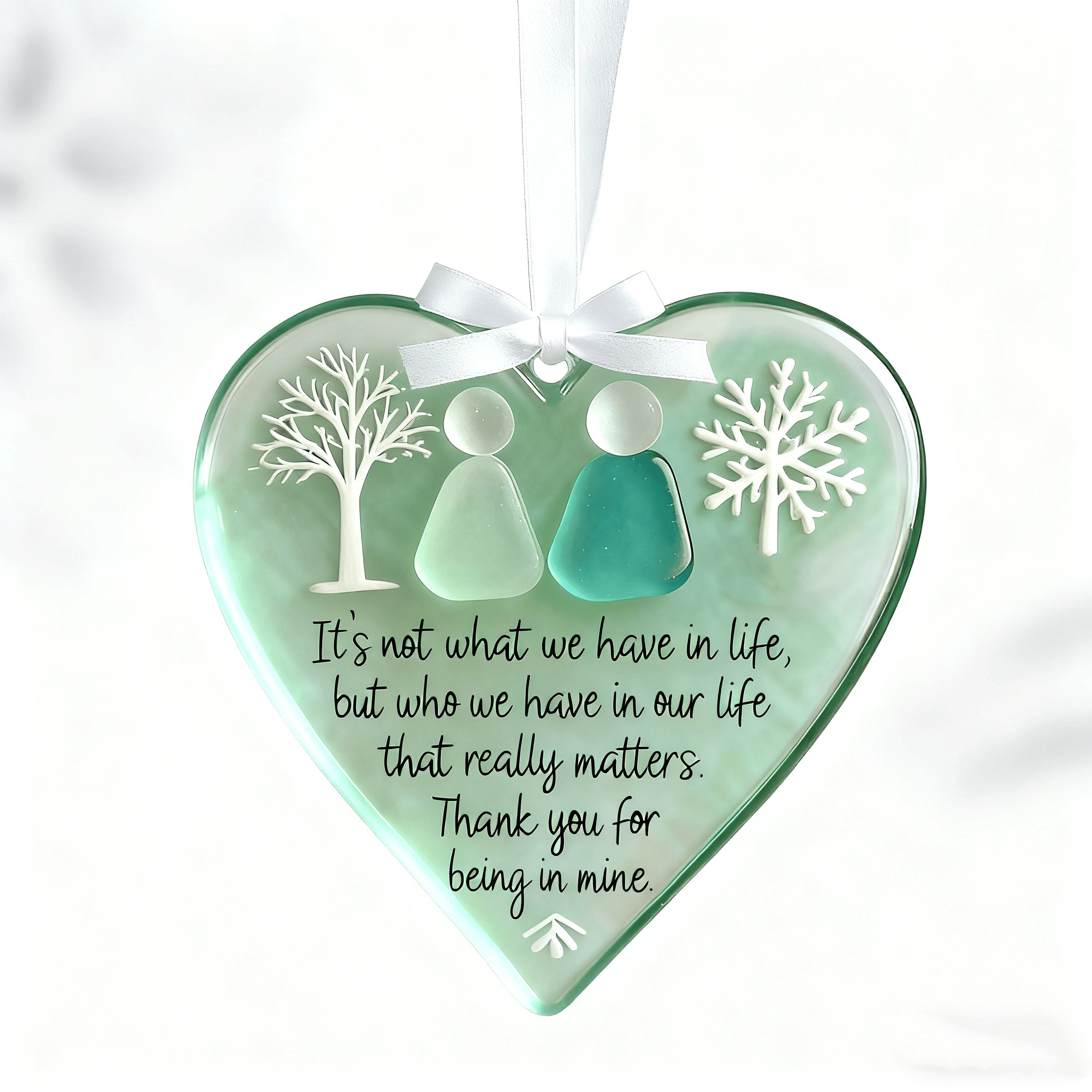 💖Handcrafted Heart-Shaped Sea Glass Decor – Perfect Holiday & Special Occasion Gift! 🌊✨
