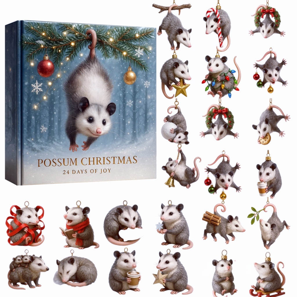 🎄✨ Possum Christmas Advent Calendar - Perfect Holiday Gift for Special Occasions!