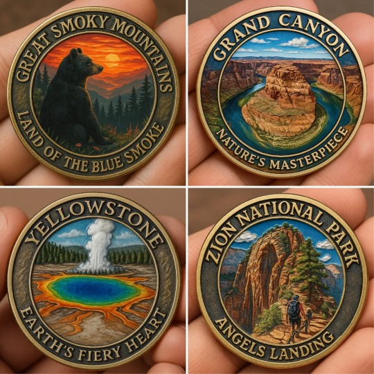 🎁Limited Edition National Park Coins – Perfect Holiday & Special Occasion Gift!🔥