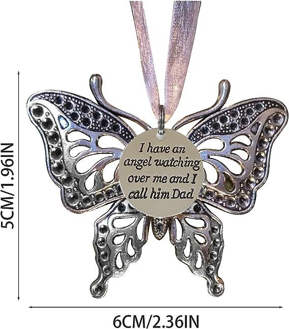 🎁 Butterfly Memorial Pendant - Heartfelt Gift for Holidays & Special Occasions ❤️