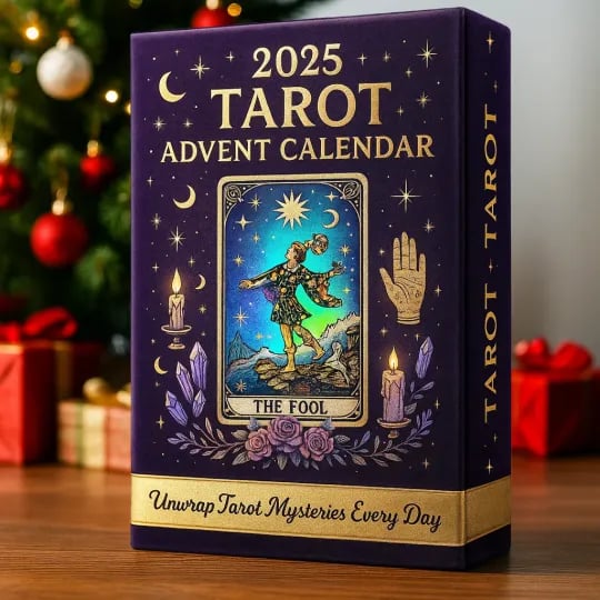 🎁✨ Holiday Tarot Advent Calendar 2025 – Perfect Gift for Christmas & Special Occasions