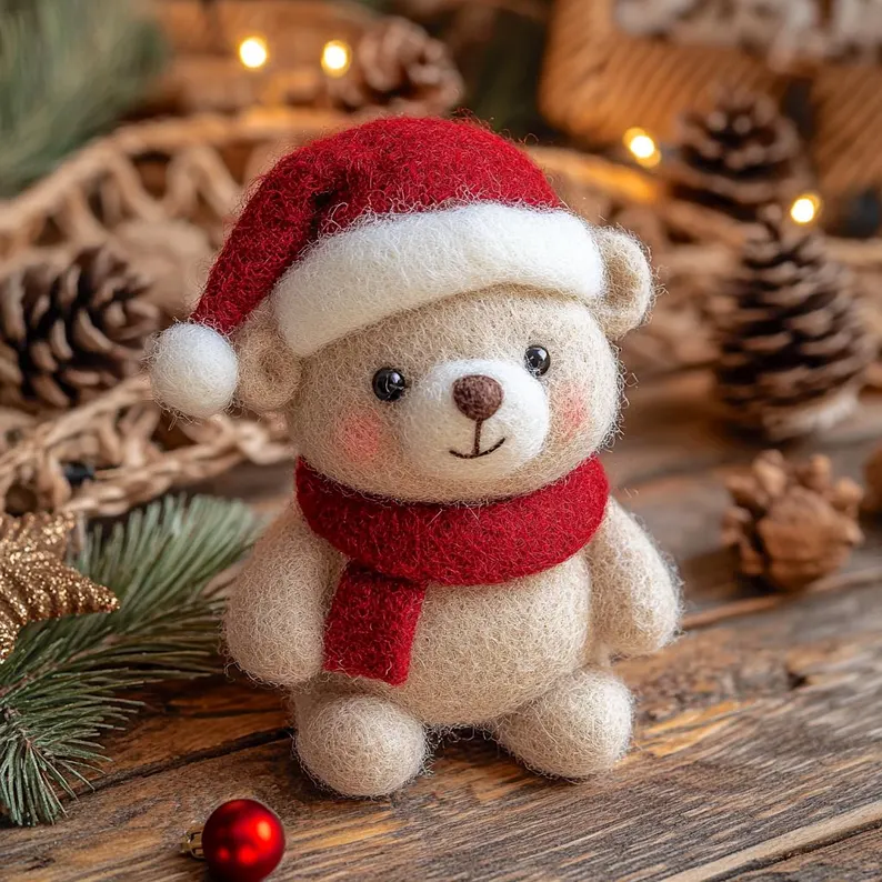 🎁✨Cozy Felt Christmas Friends – Perfect Holiday & Gift-Giving Companion!