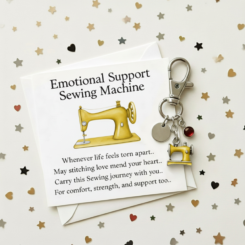 ๐โจ Thoughtful Sewing Machine Keychain โ Perfect Holiday & Special Occasion Gift ๐๐