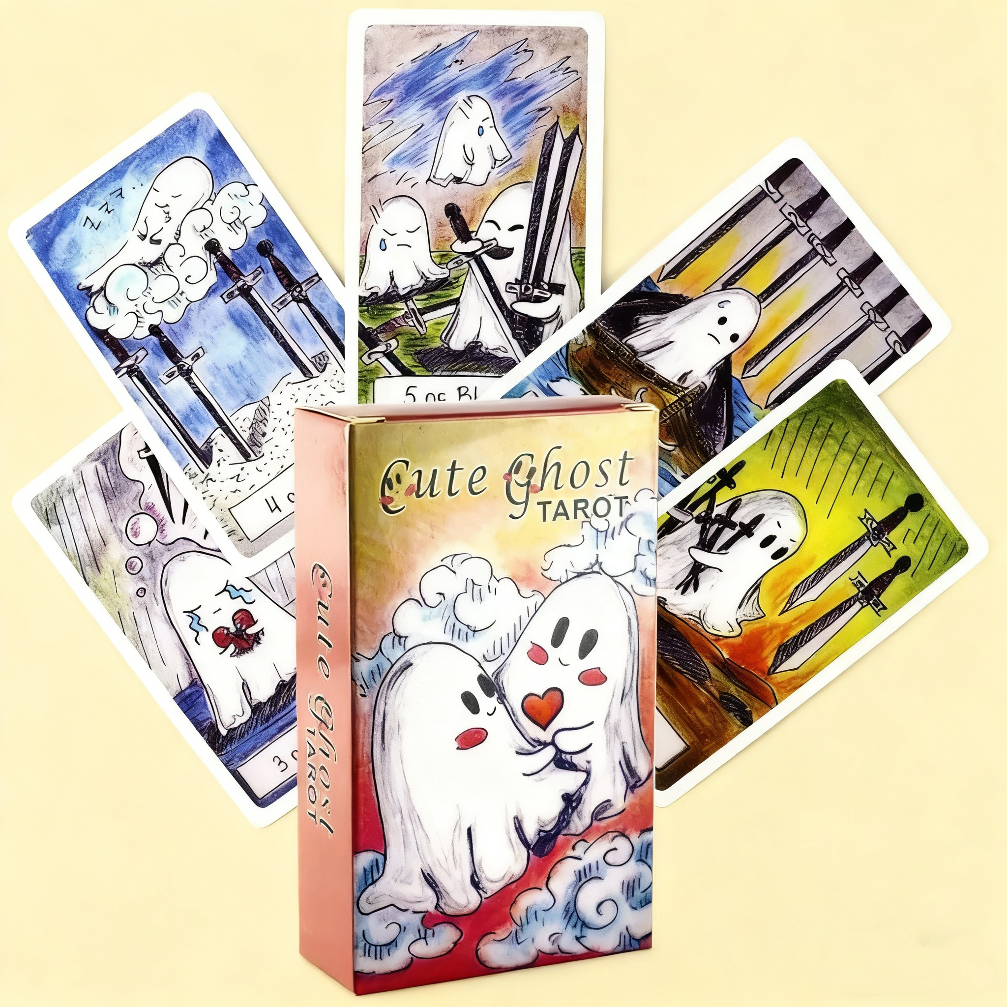 🎁✨ 2025 Halloween Limited Edition Ghost Tarot Card Deck – Perfect Gift for Holidays & Special Occasions! 🔮👻