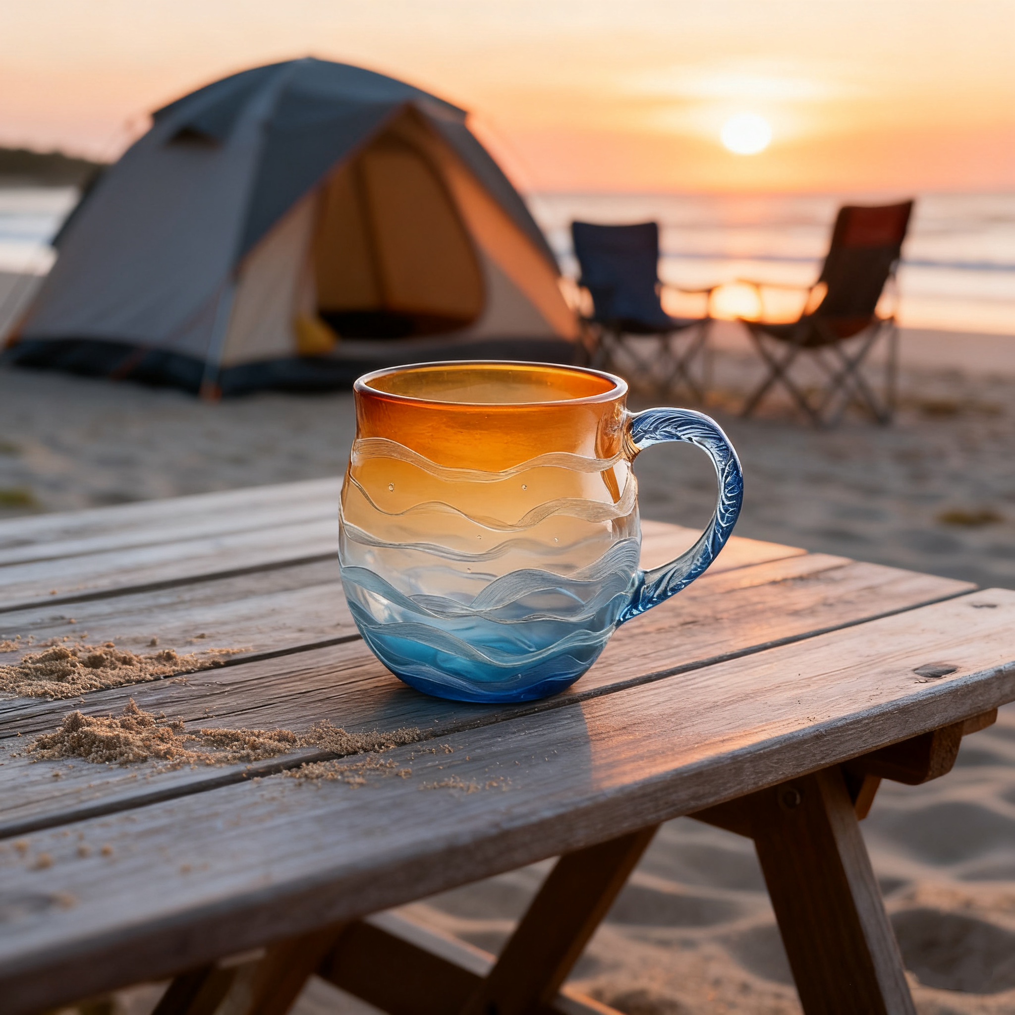 Sea Glass Sunset Mug 🎁✨ – Perfect Holiday & Special Occasion Gift