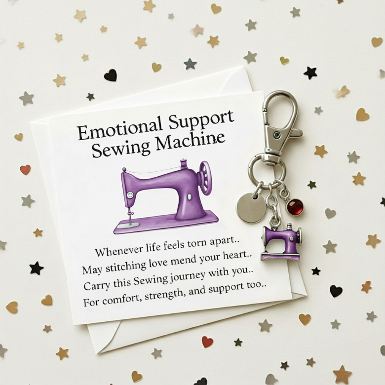 ๐โจ Thoughtful Sewing Machine Keychain โ Perfect Holiday & Special Occasion Gift ๐๐