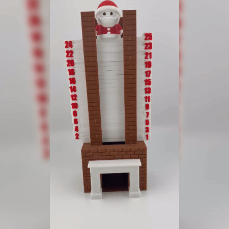 🎁✨ Santa Chimney Advent Calendar - Christmas Countdown & Perfect Holiday Gift Decoration 🎄
