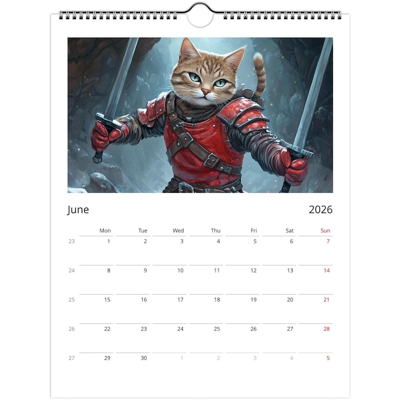 🎁 Dungeons & Cats Adventures Calendar – Purrfect Gift for Holidays & Special Occasions! 🐾