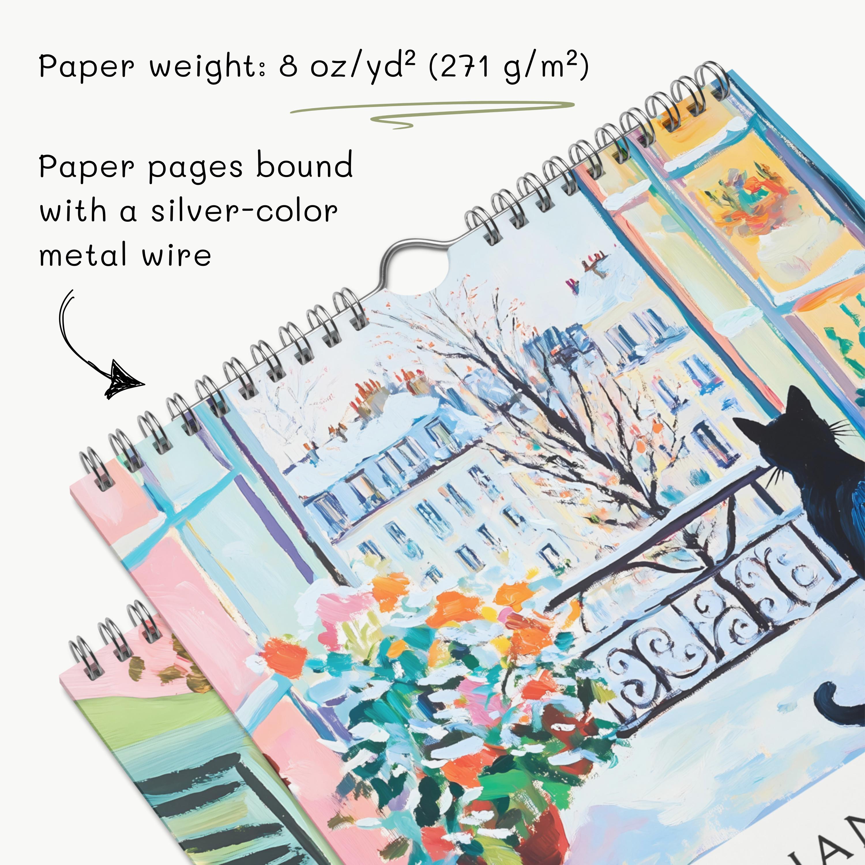 🎁2026 Funny Traveling Black Cat Calendar - Perfect Gift for Holidays & Special Occasions!🐱