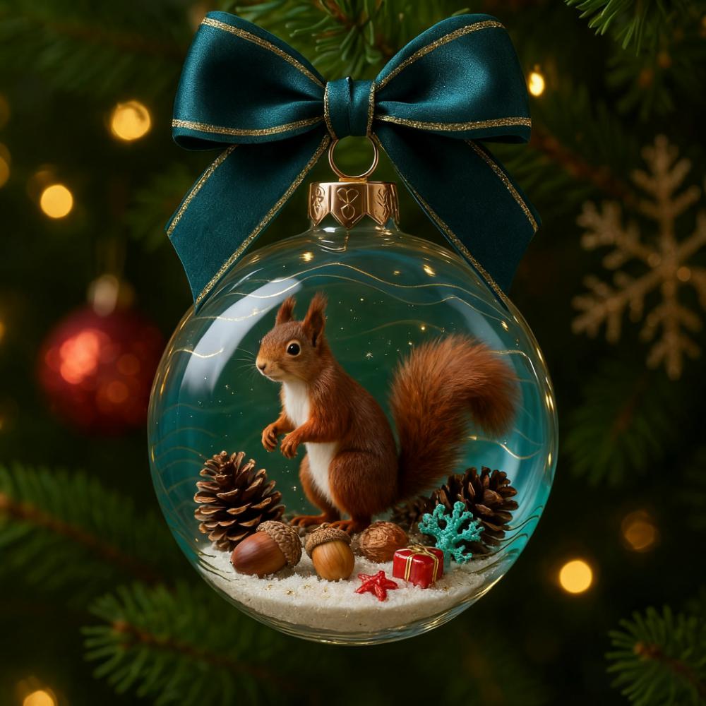 Festive Animal Christmas Ornaments 🎄🐾 – Perfect Holiday Gift for Special Occasions!
