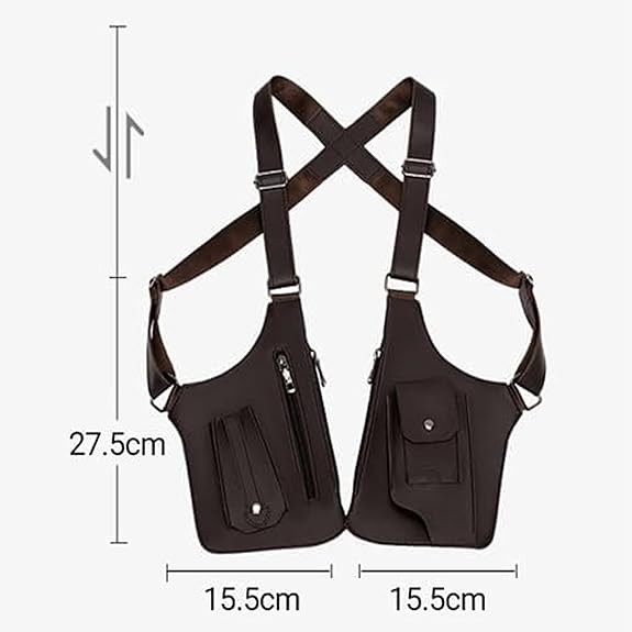 🎁 Double Shoulder Strap Anti-Theft Tactical Bag - Perfect Holiday & Special Occasion Gift 🎒