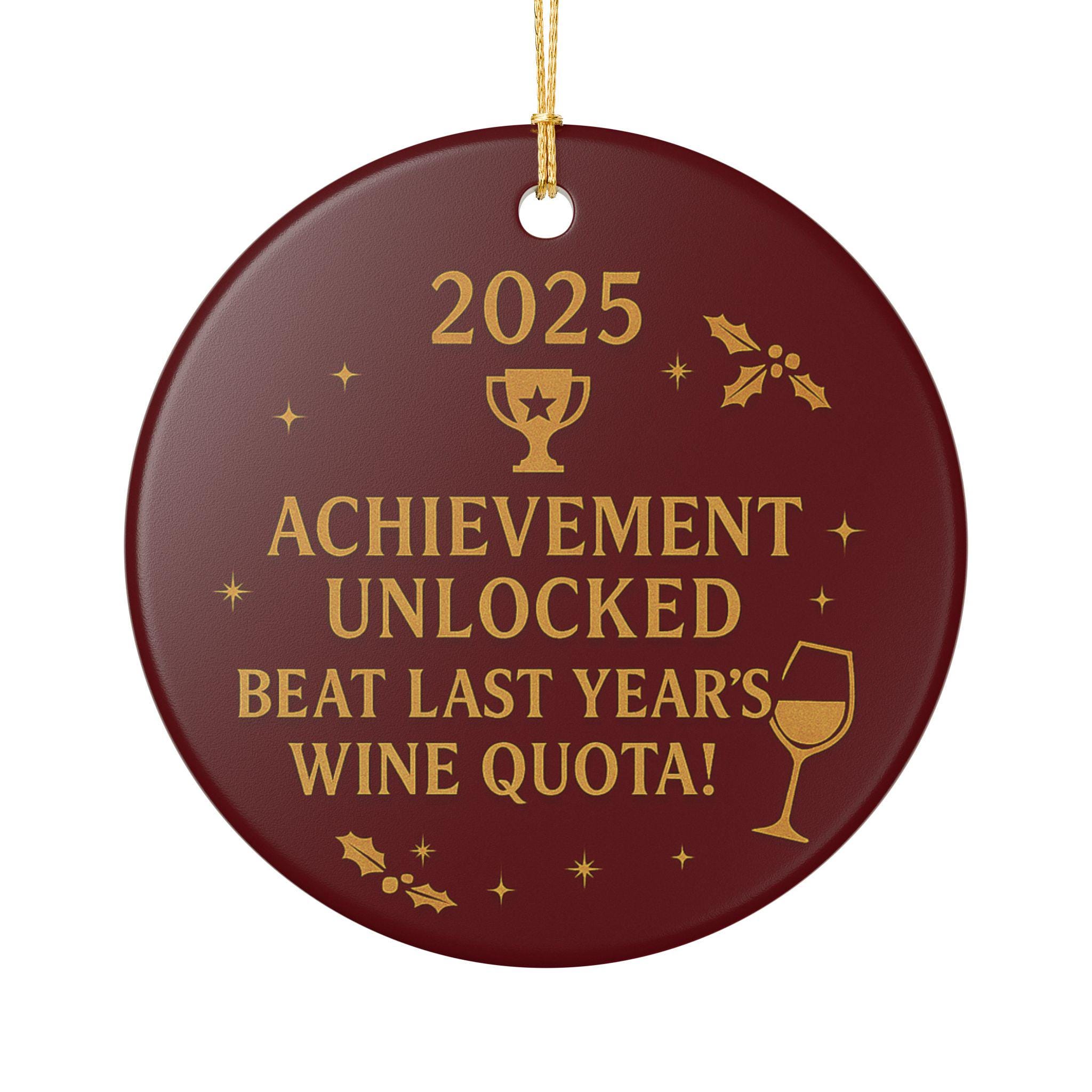 🌟Achievement Unlocked 2025 Christmas Ornament - Perfect Holiday Gift🎄