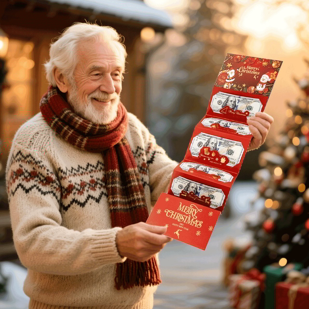 🎁✨ Festive Cash Gift Envelope – Perfect Holiday Present for Christmas & Special Occasions!