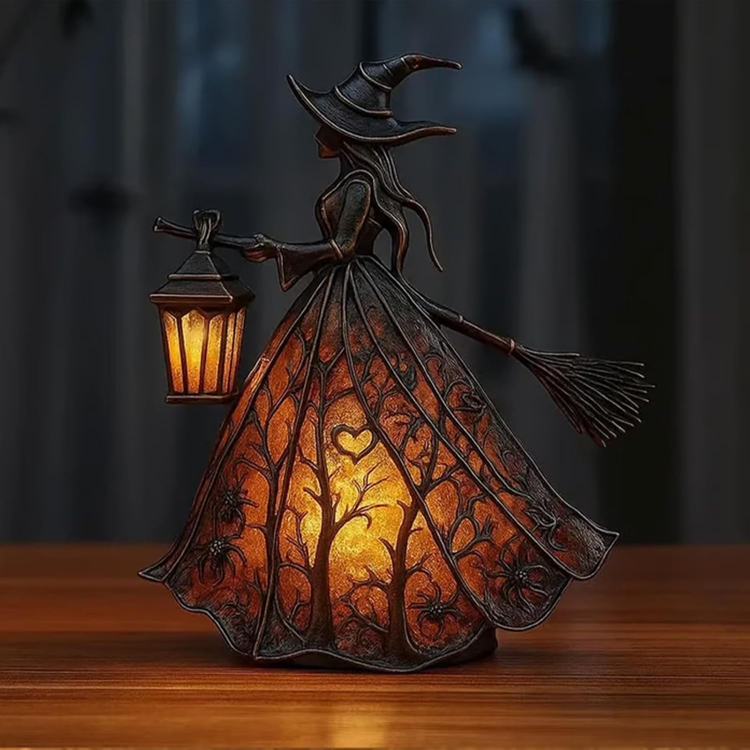 🎃✨ Halloween Witch Lamp - Perfect Gift for Holidays & Special Occasions!