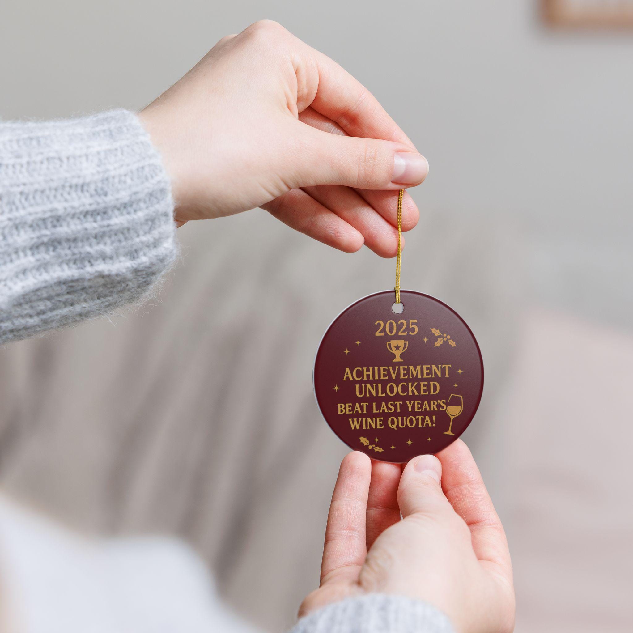🌟Achievement Unlocked 2025 Christmas Ornament - Perfect Holiday Gift🎄