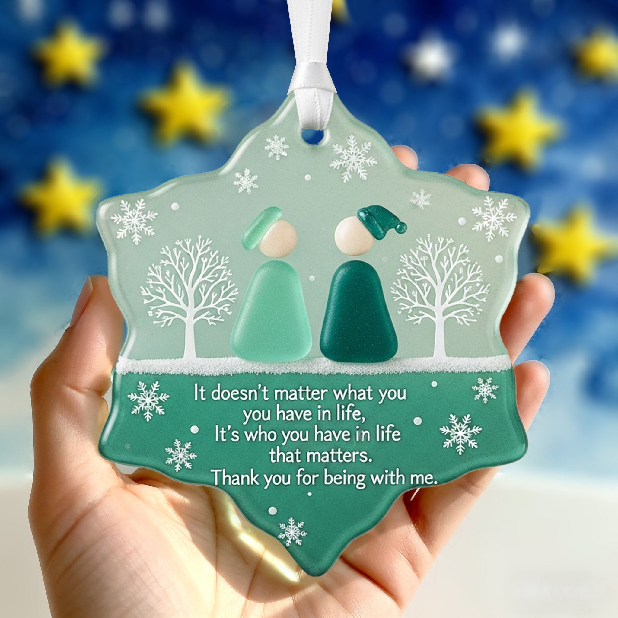 🎁✨ Handmade Sea Glass Holiday Decorations – Perfect Christmas Gift & Special Occasion Present!
