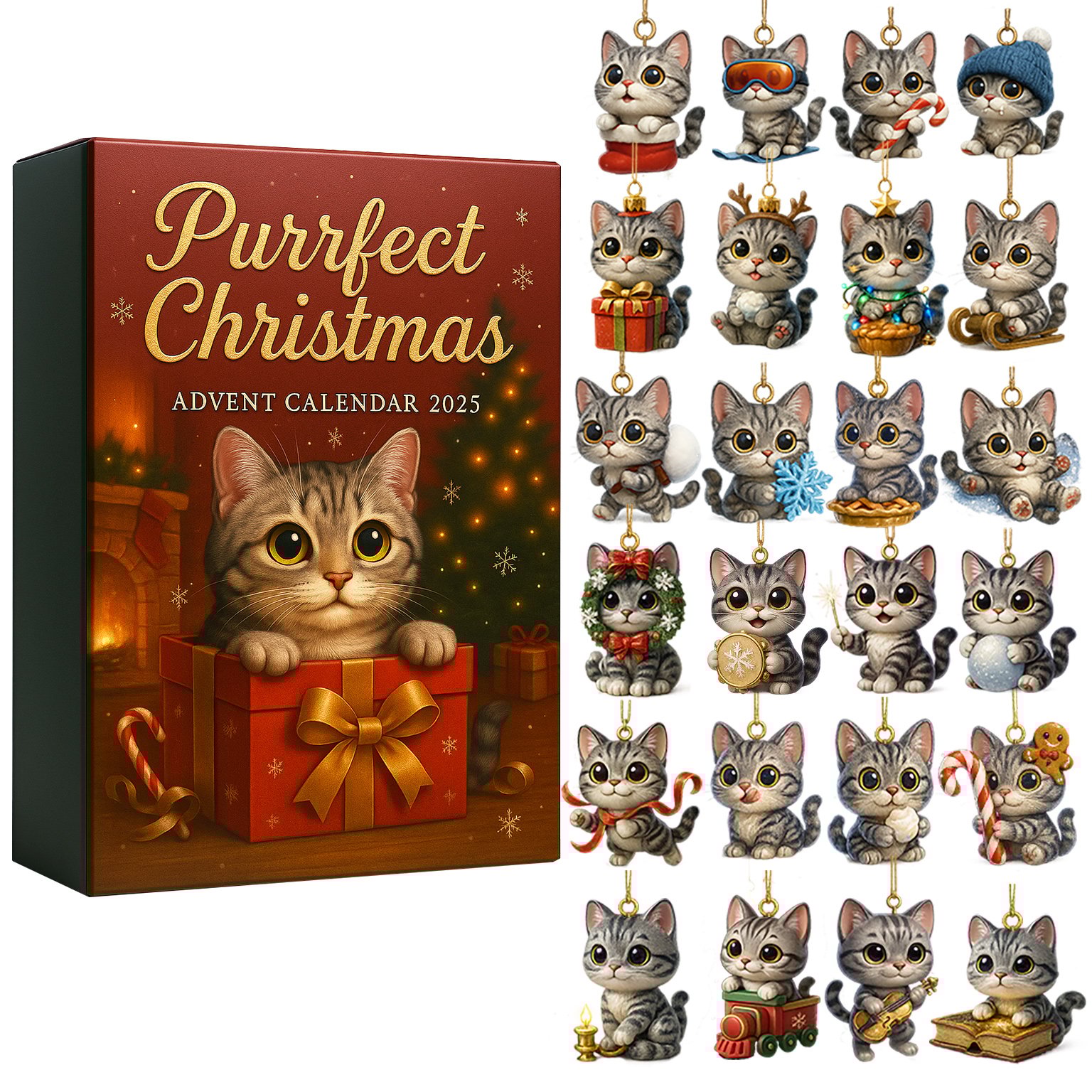 🎄✨ Purrfect Christmas Advent Calendar 2025 – Ideal Holiday Gift 🎁🐱