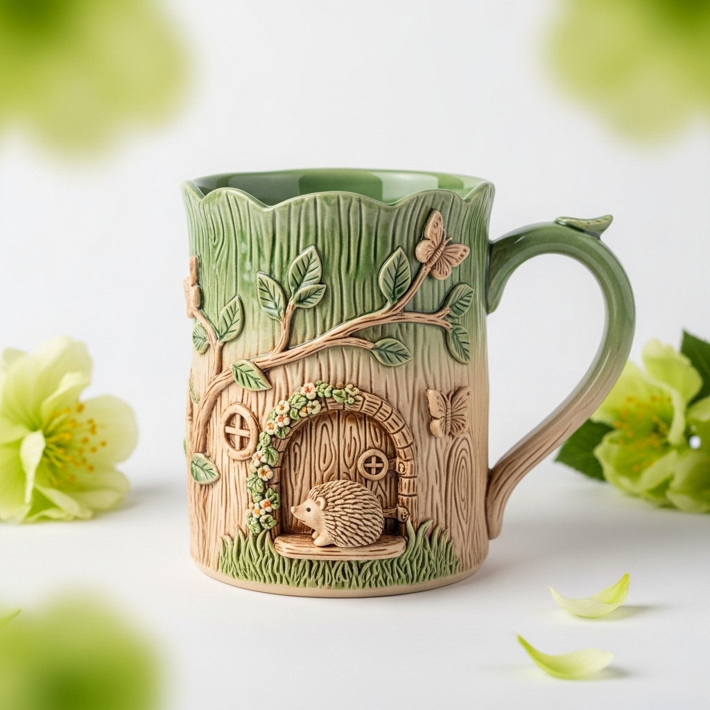 🎁🦔 Adorable Hedgehog Mug - Perfect Holiday & Special Occasion Gift!