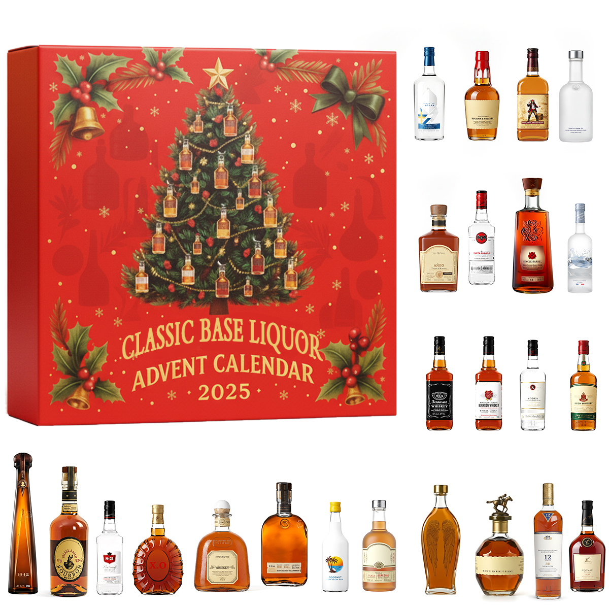 🥃🎁 2025 Premium Liquor Advent Calendar – Perfect Holiday & Special Occasion Gift!