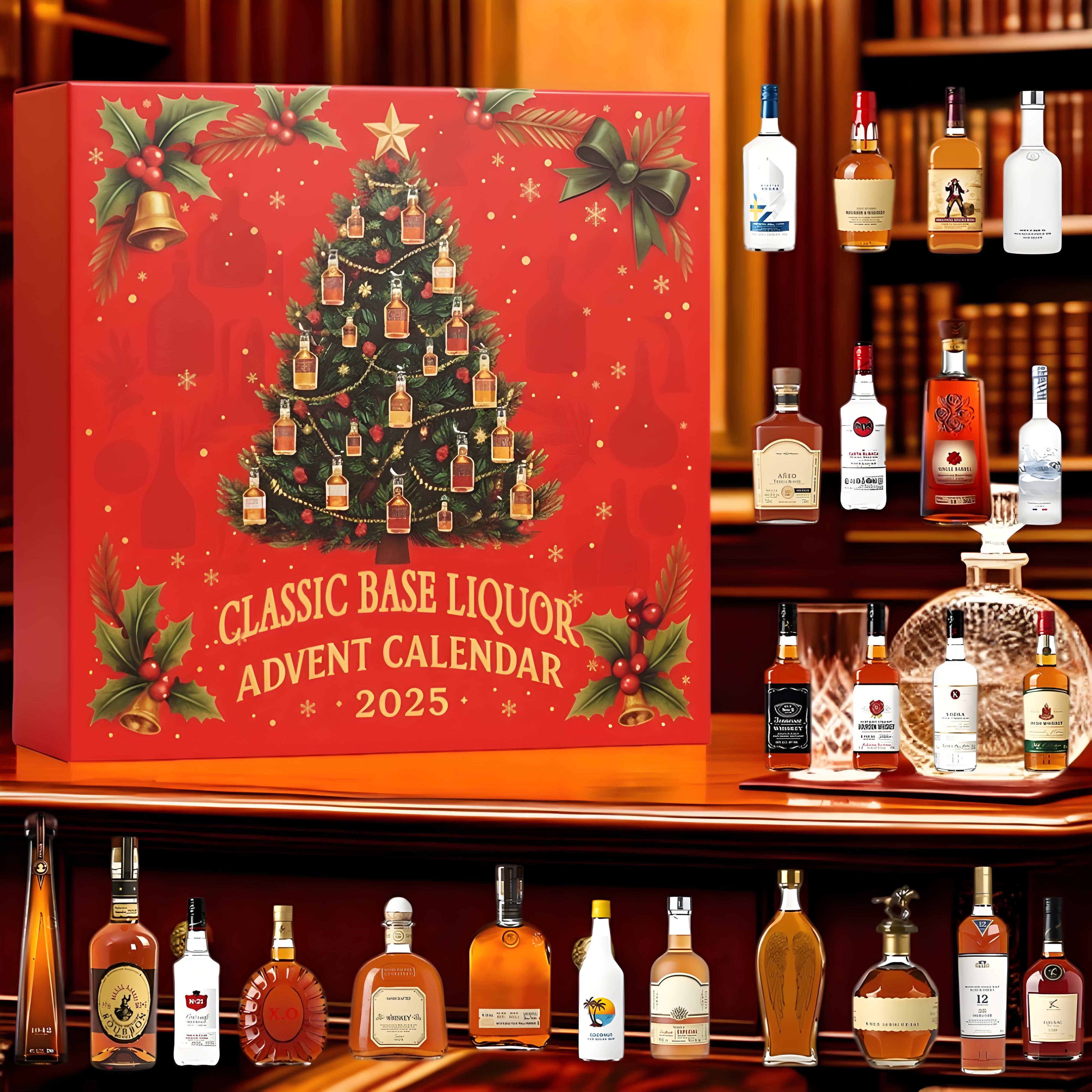✨Classic Base Liquor Advent Calendar 2025 - Perfect Holiday Gift! 🎁