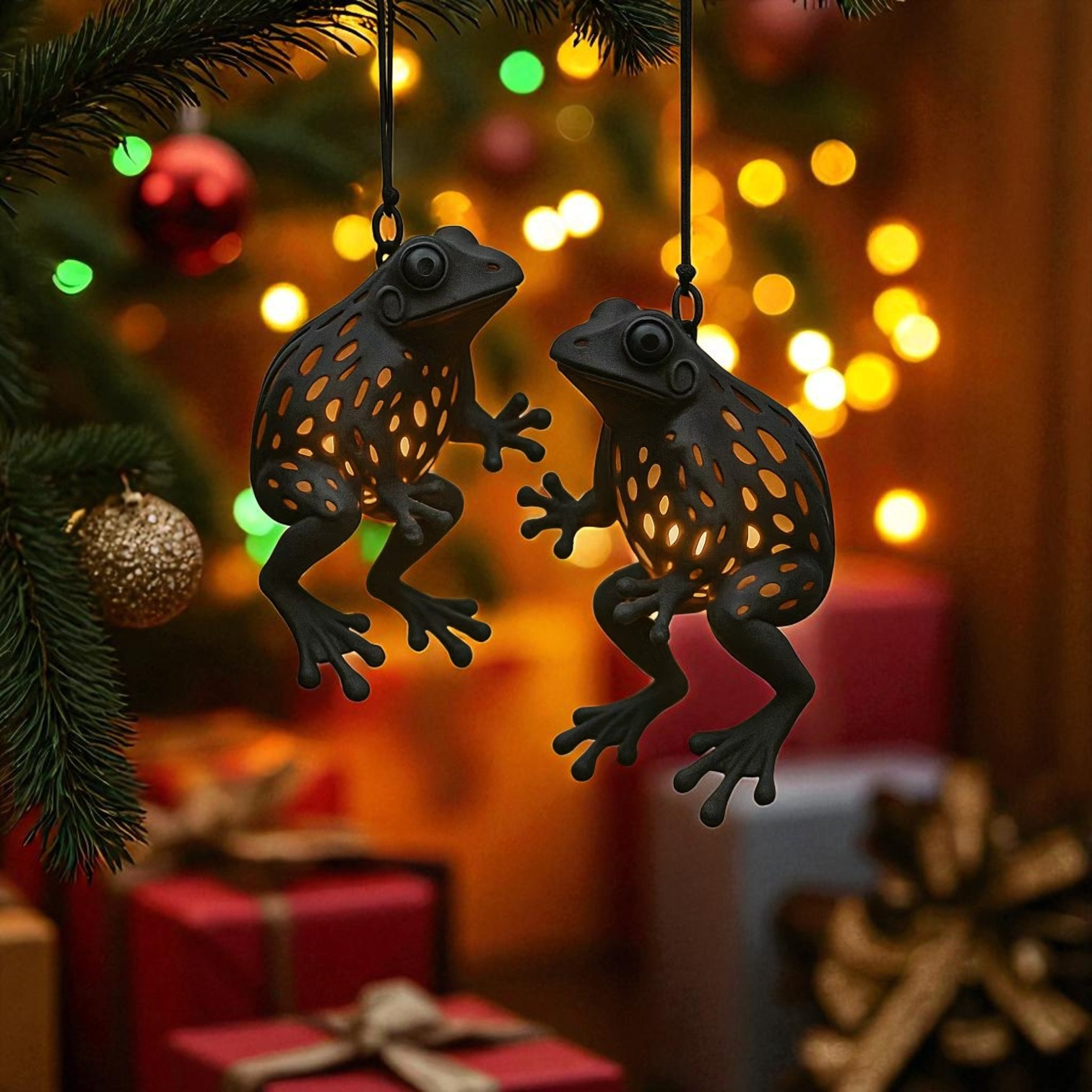 🎁 Perfect Holiday Gift – Charming Frog Hanging Lantern for Christmas & Special Occasions 🐸✨