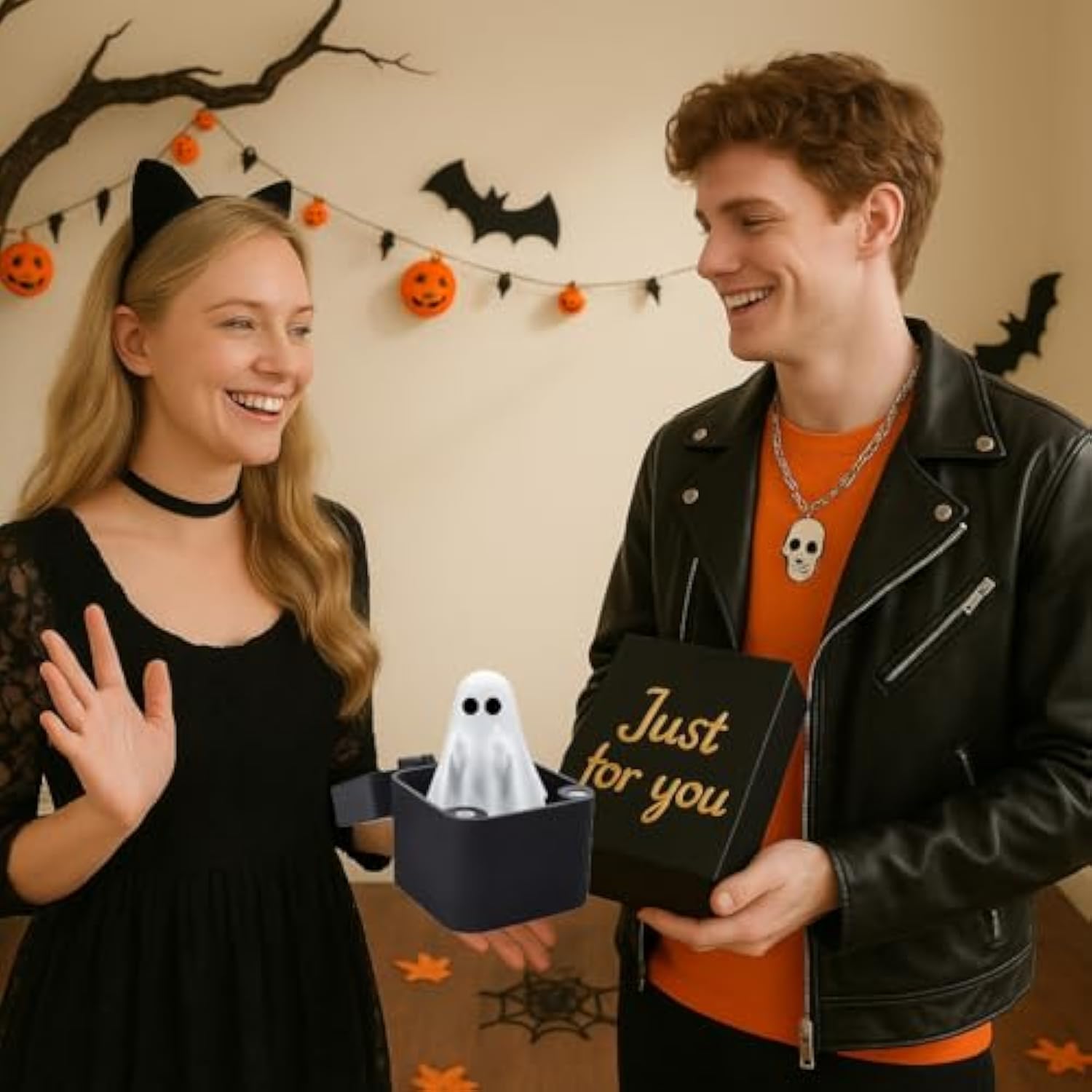 🎁👻 Spooky Halloween Gift Box – Perfect Holiday Surprise Present!