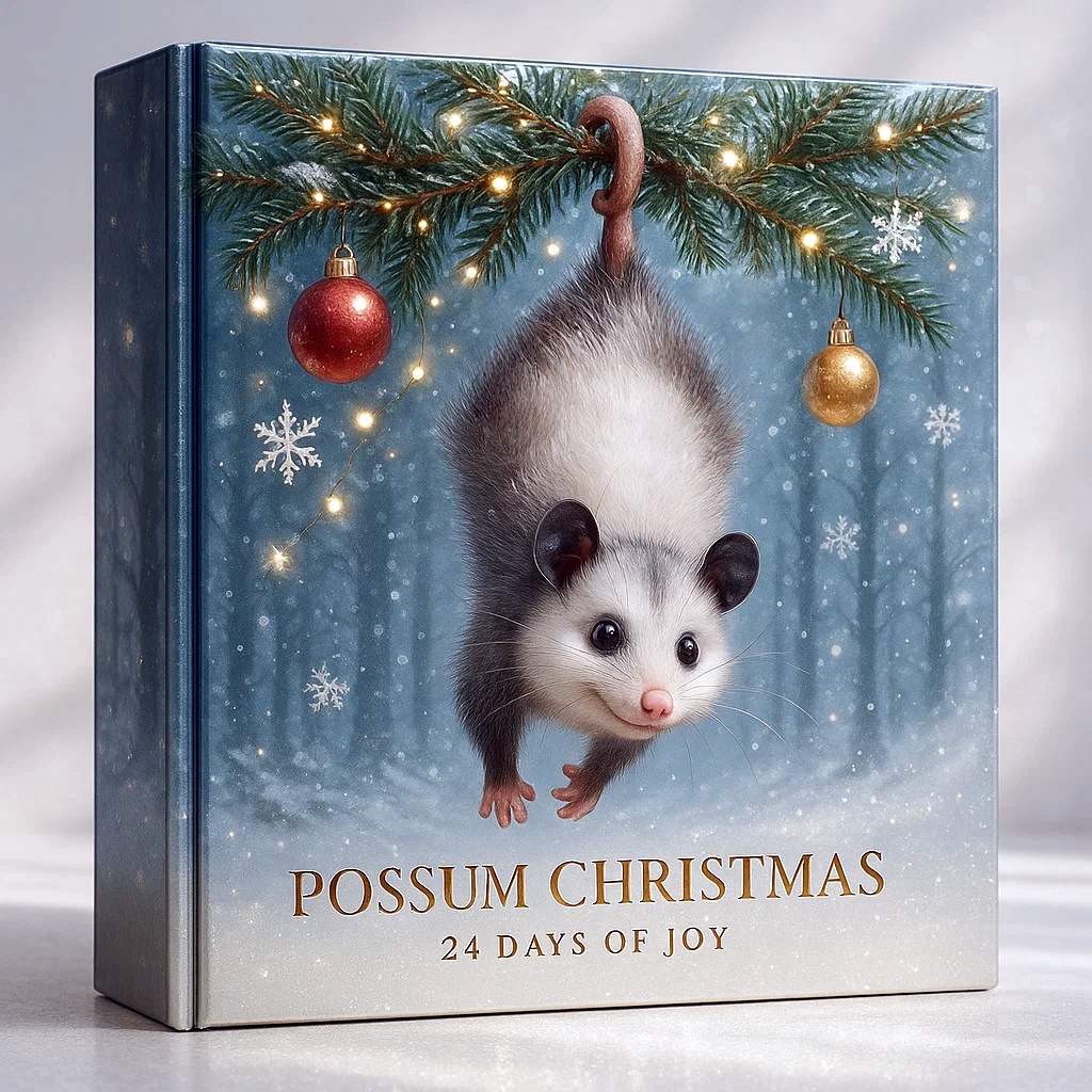 🎄✨ Possum Christmas Advent Calendar - Perfect Holiday Gift for Special Occasions!