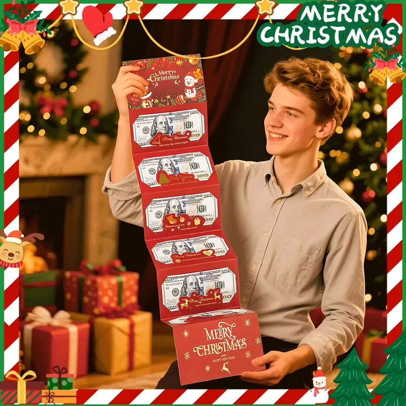 🎁💝 Festive Holiday Cash Gift Envelope - Perfect Christmas & Special Occasion Present! 🔥🎄
