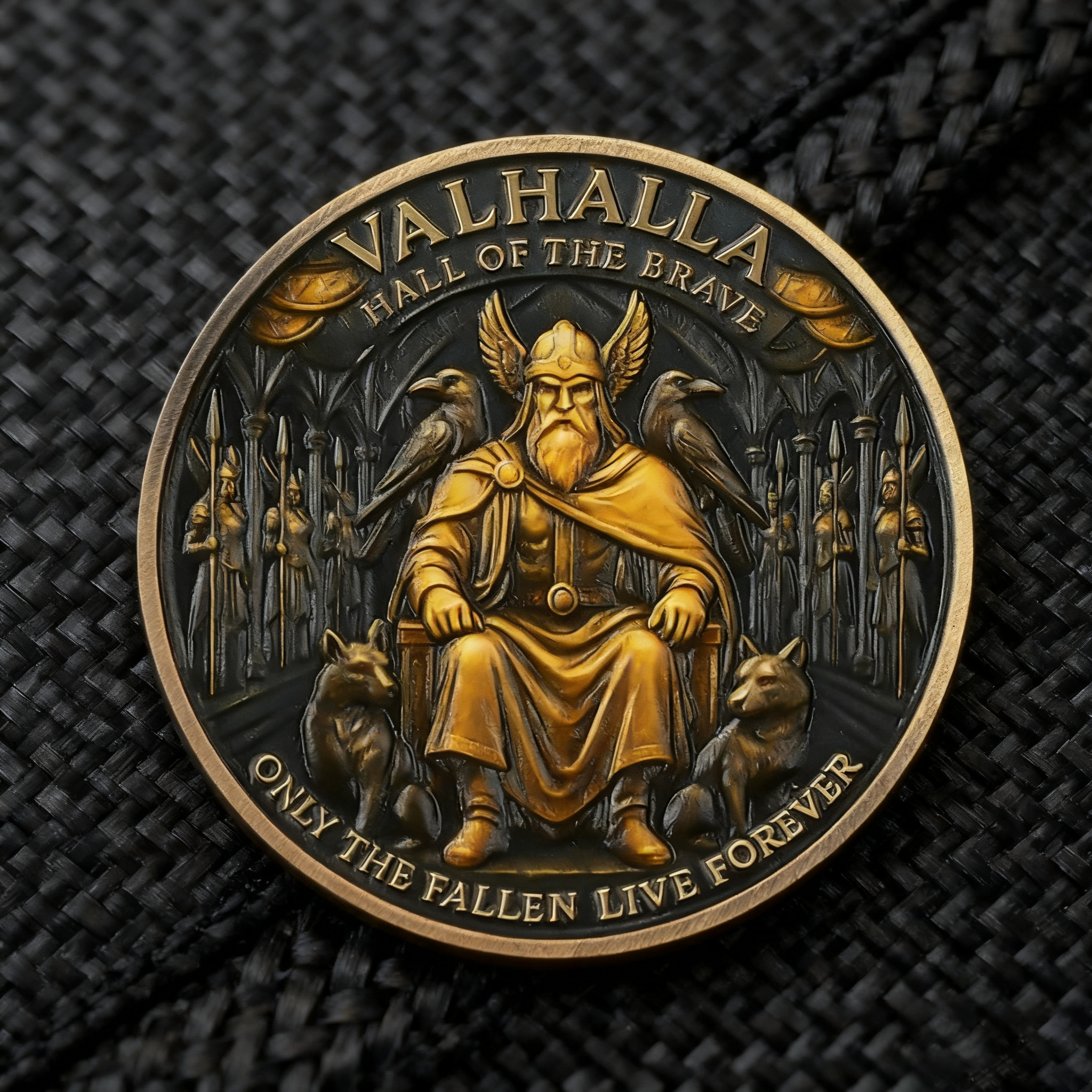 Valhalla Viking Legend Challenge Coin 🛡️🎁 - Perfect Gift for Holidays & Special Occasions