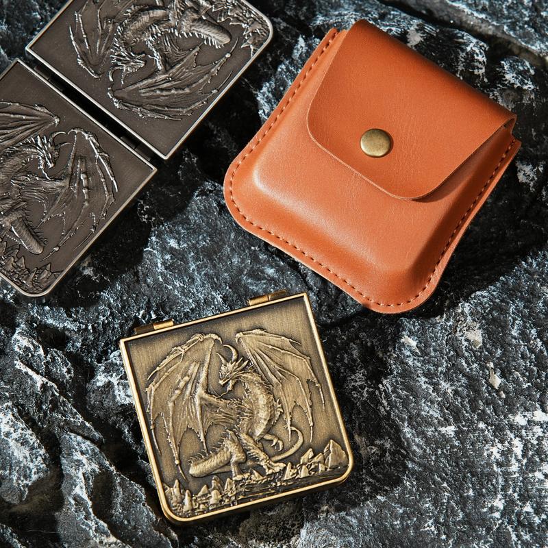 2025 Pocket Flip Dice Set 🎲🎁 with Leather Gift Bag – Perfect for Holidays & Special Occasions