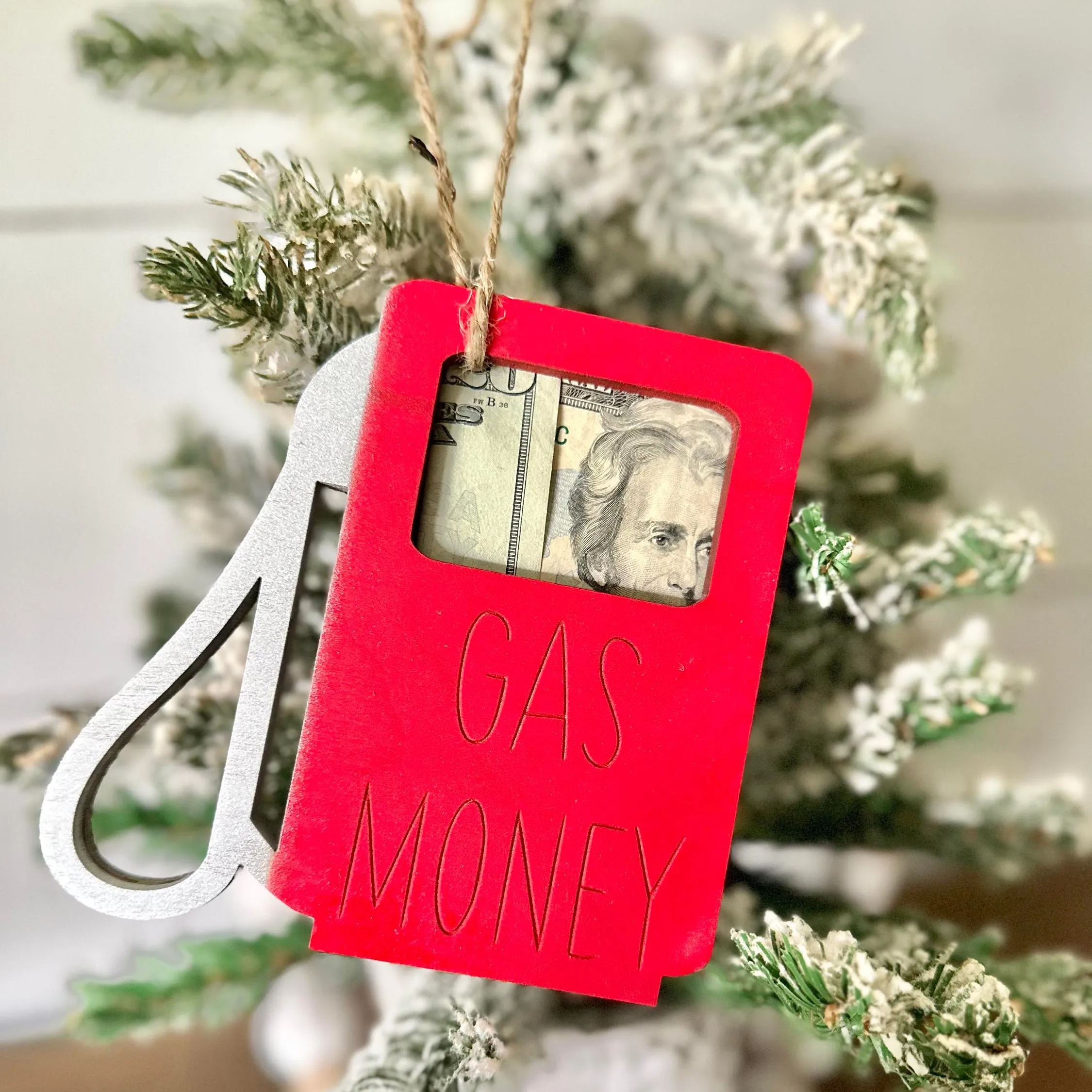 🎄Gas Money Christmas Ornament - Festive Holiday Gift Idea💰