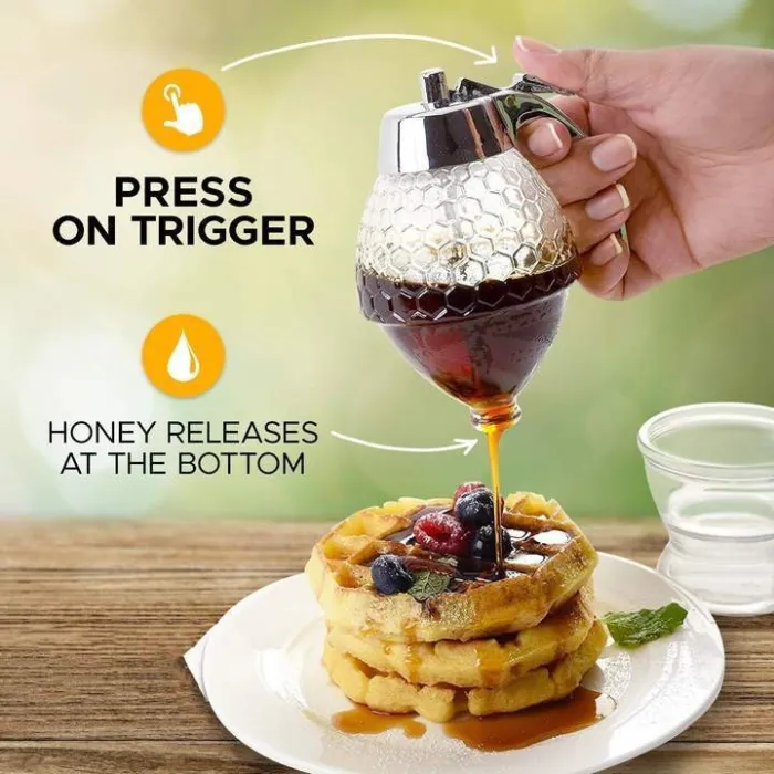 🎁✨ Easy Honey Dispenser Kettle - Perfect Gift for Holidays & Special Occasions!