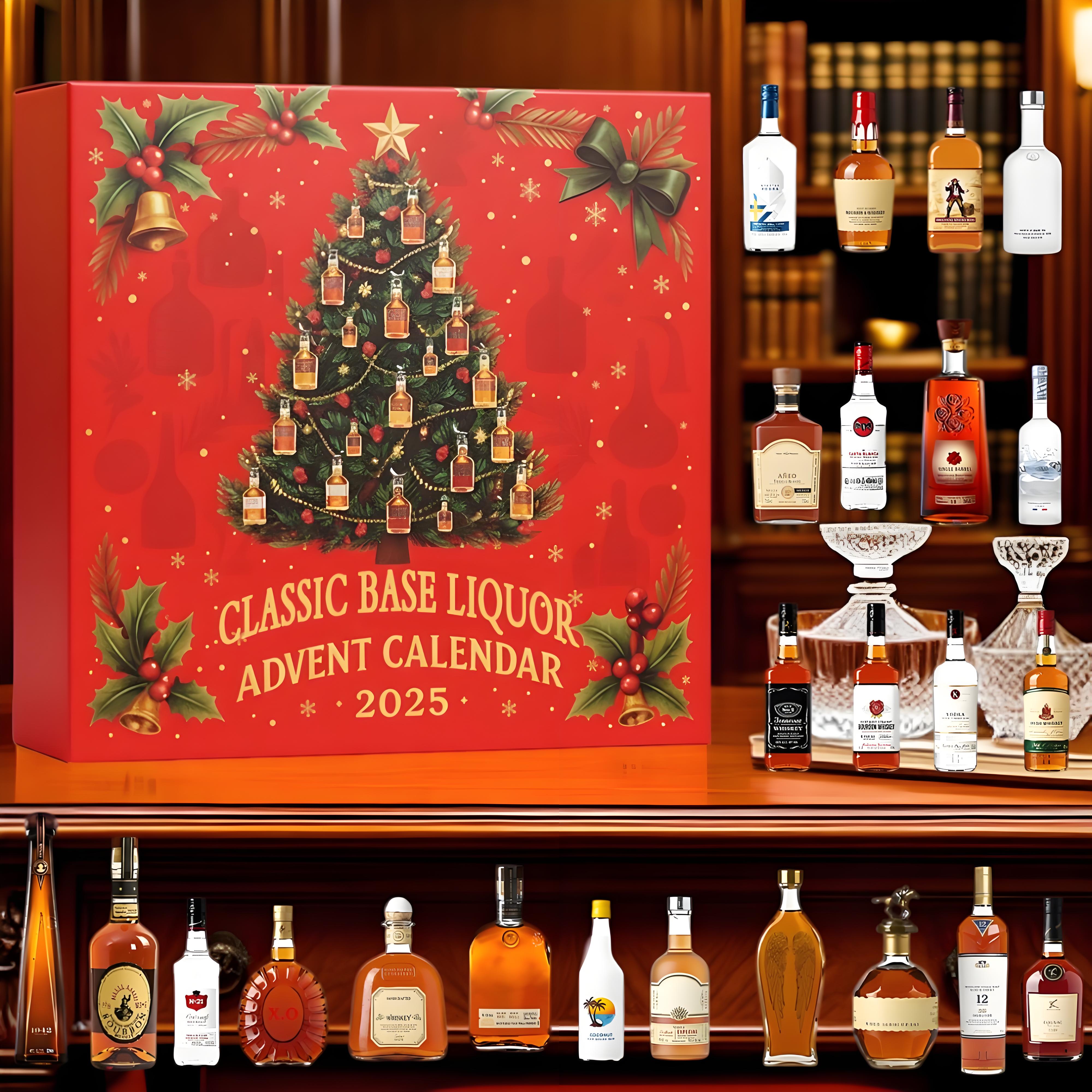 ✨Classic Base Liquor Advent Calendar 2025 - Perfect Holiday Gift! 🎁