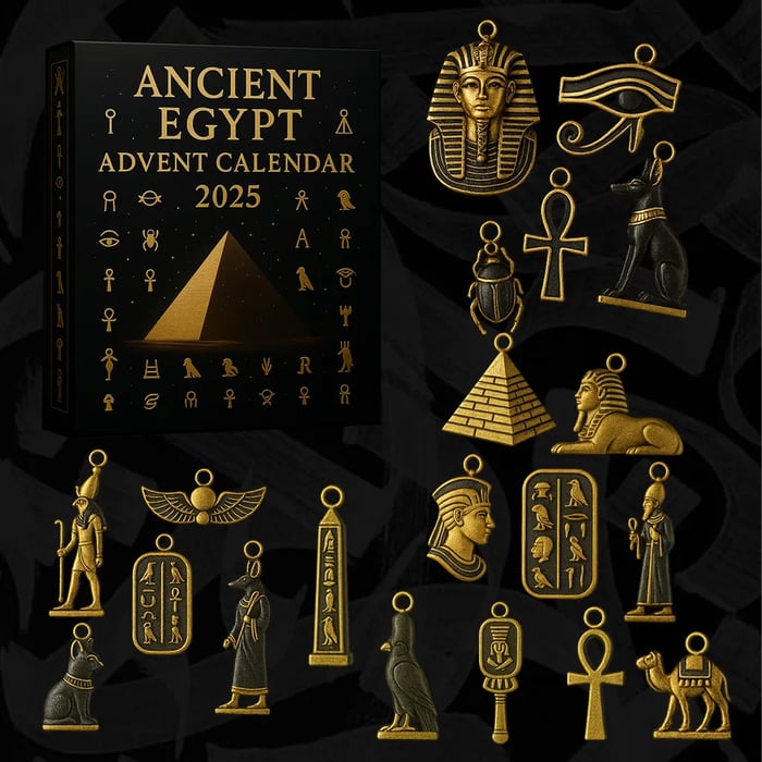 🎁 Ancient Egypt Advent Calendar 2025 – Perfect Holiday Gift & Christmas Present 🎄