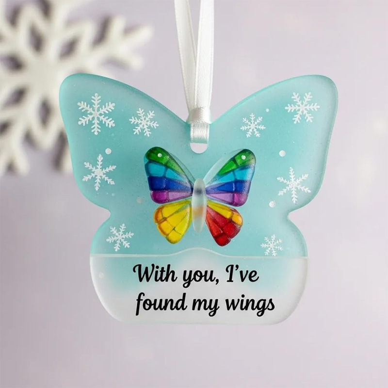 Festive Friendship Sea Glass Keepsake 🎁🌟 – Perfect Holiday & Special Occasion Gift!