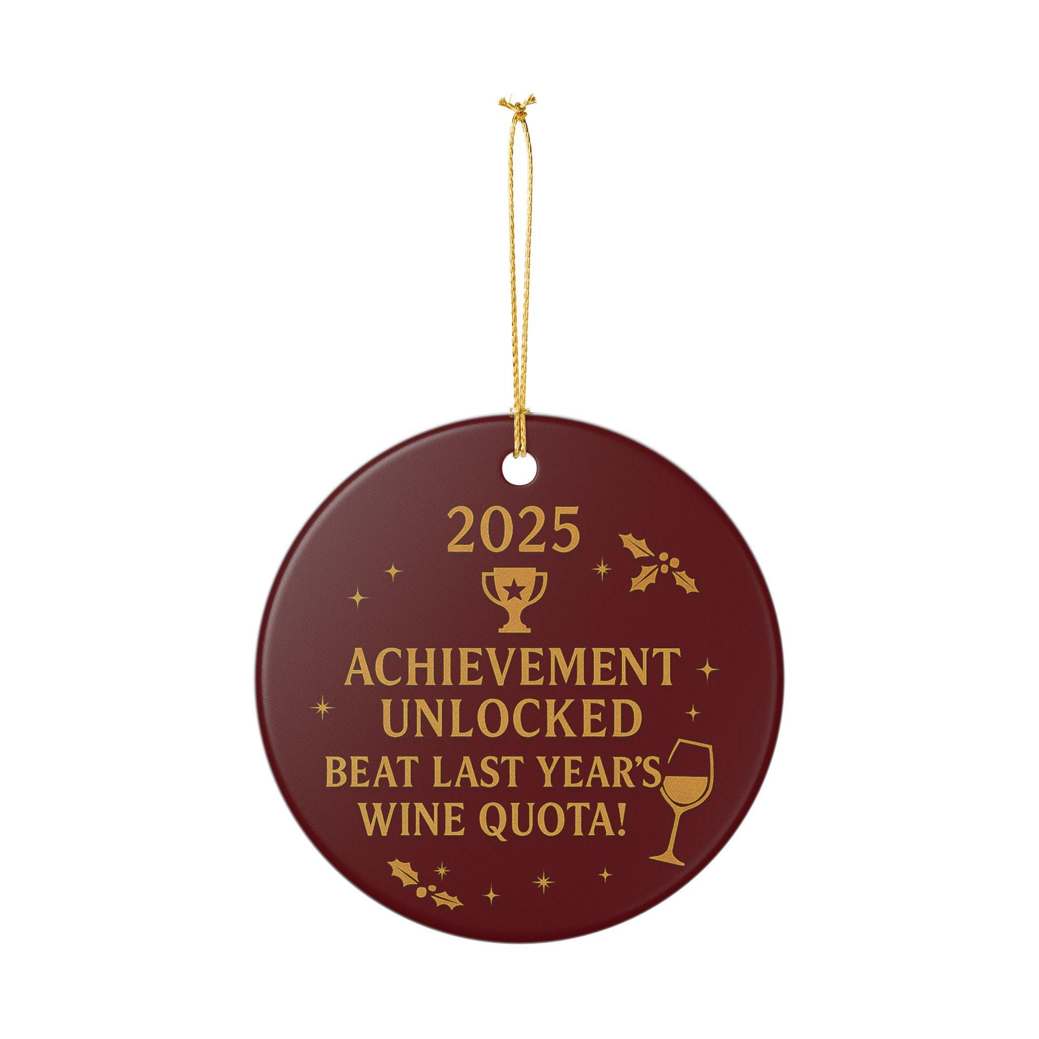 🌟Achievement Unlocked 2025 Christmas Ornament - Perfect Holiday Gift🎄