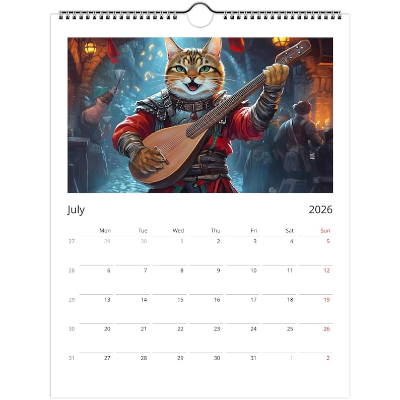 🎁 Dungeons & Cats Adventures Calendar – Purrfect Gift for Holidays & Special Occasions! 🐾