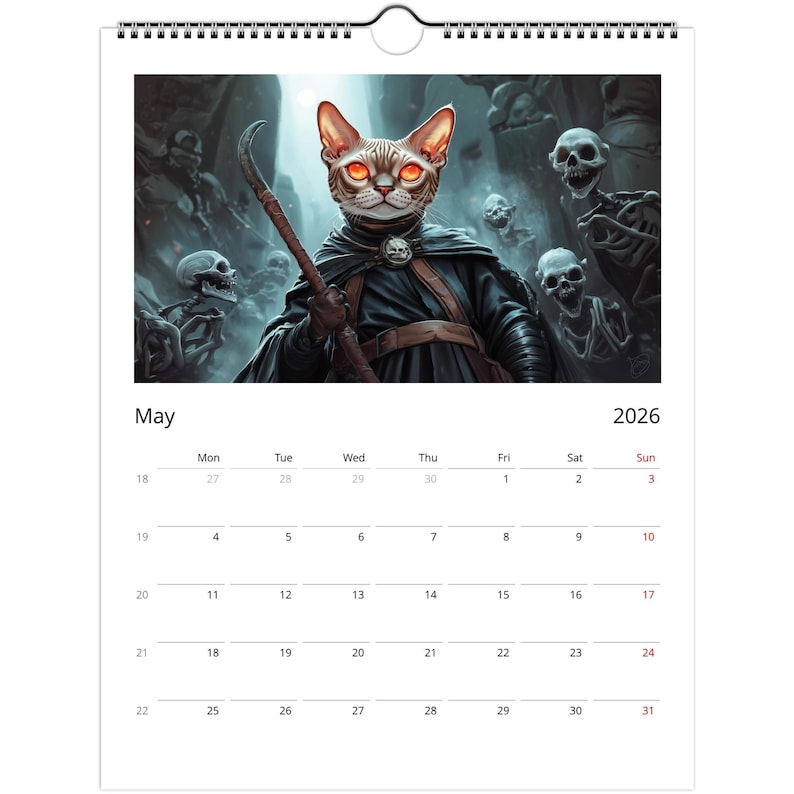 🎁 Dungeons & Cats Adventures Calendar – Purrfect Gift for Holidays & Special Occasions! 🐾