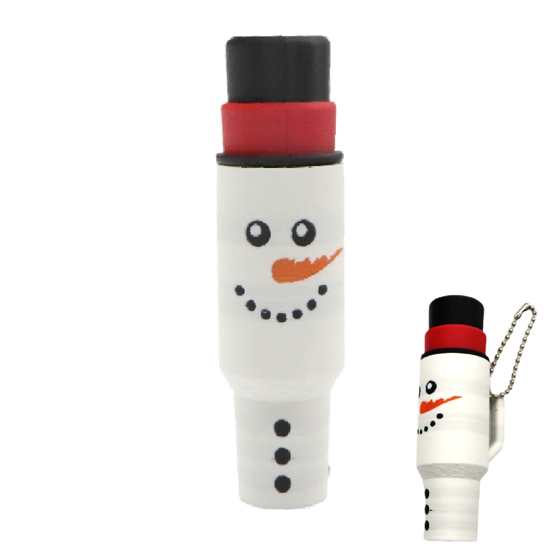 🎁✨ Lipstick Anti-Loss Keychain—Perfect Gift for Holidays & Special Occasions! (Halloween Pumpkin & Christmas Reindeer)