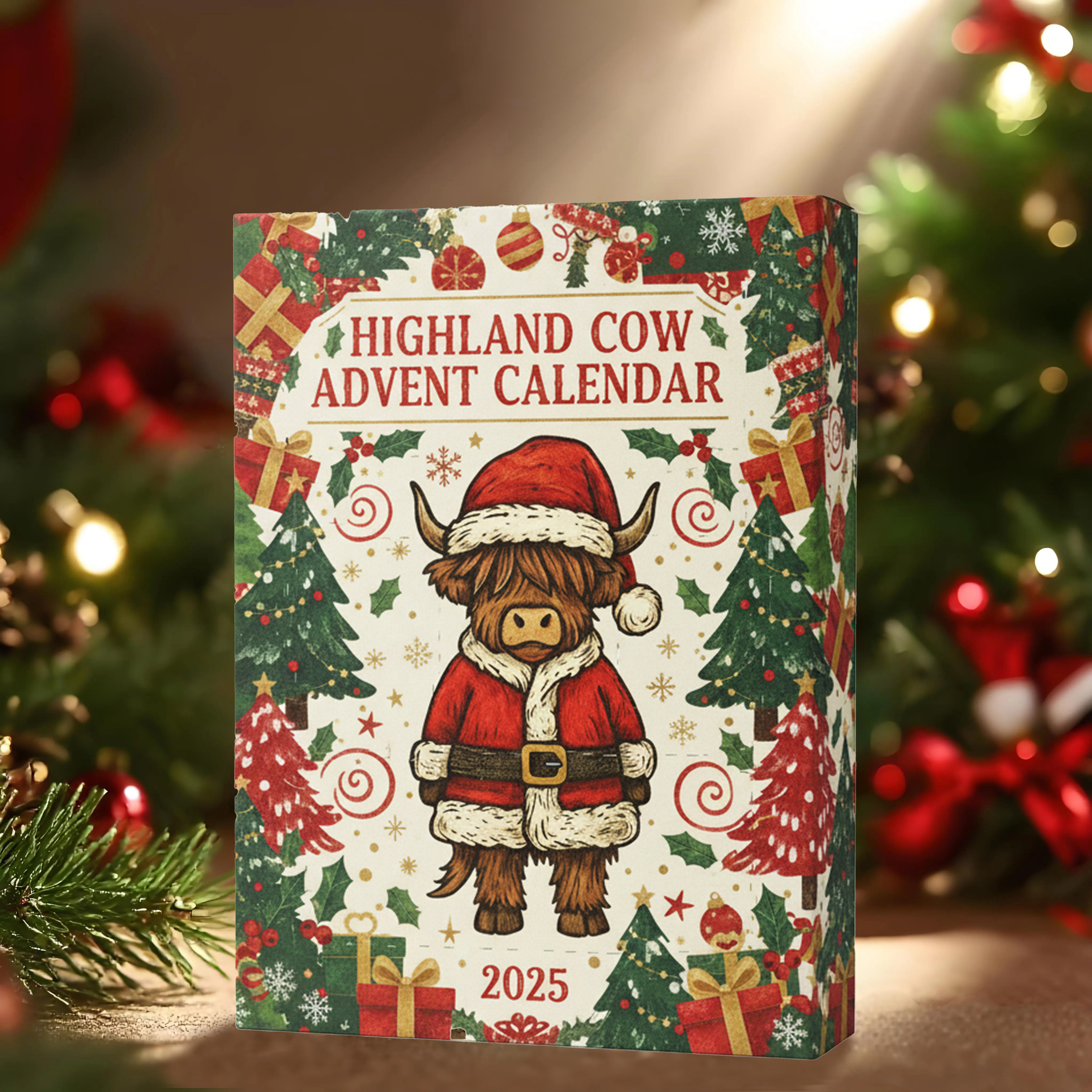 🎁✨ Highland Cow Advent Calendar 2025 – Perfect Holiday Gift 🎄🐮