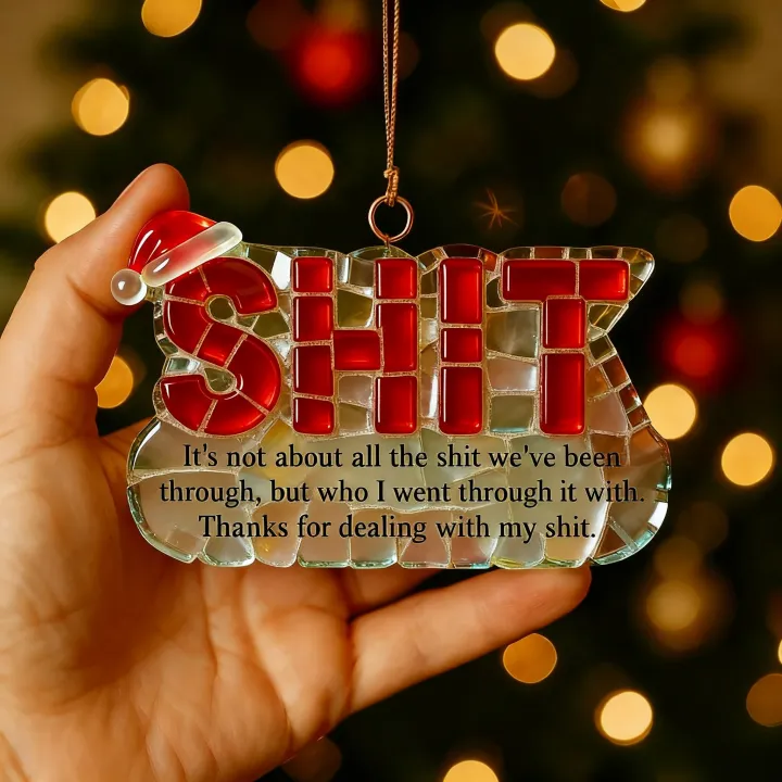 FCK Friendship Holiday Ornament 🎁✨ – Perfect Gift for Special Occasions & Celebrations