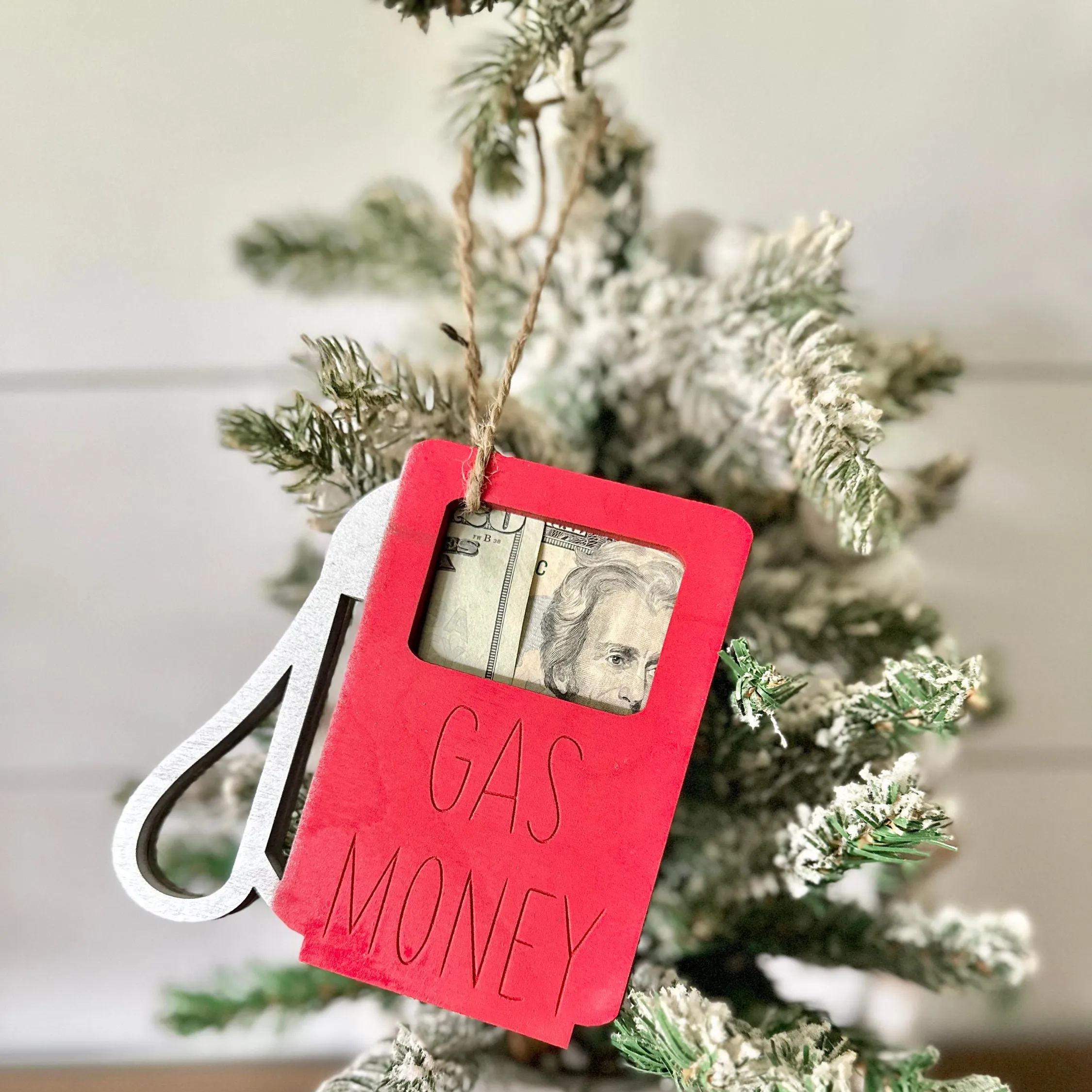 🎄Gas Money Christmas Ornament - Festive Holiday Gift Idea💰