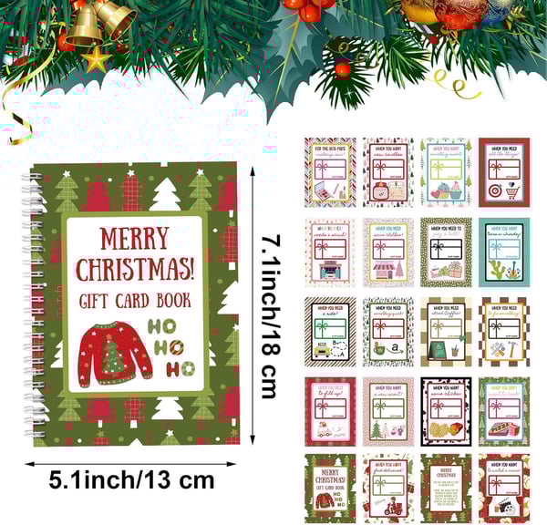 🎄✨ Christmas Gift Card Book - Perfect Holiday & Special Occasion Present ✨🎄